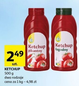 Auchan Ketchup łagodny Podniesiony Kciuk oferta