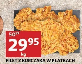 Auchan Filet z kurczaka w płatkach oferta