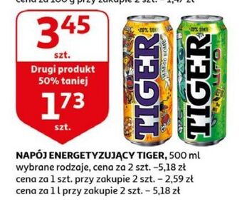 Auchan Napój ufo Tiger Energy Drink oferta