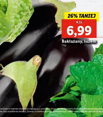Lidl Bakłażan oferta