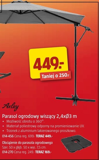 Parasol ogrodowy Axley