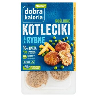 dobra kaloria Roślinne kotleciki à la rybne 160 g