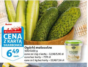 Auchan Ogórek małosolny oferta