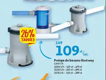 Auchan Pompa filtrująca flowclear 1249l/h 1 SZT oferta