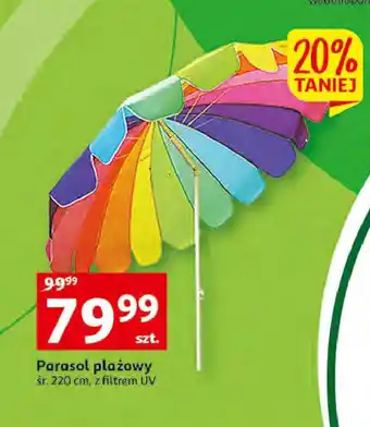 Auchan Parasol plażowy 220 cm 1 SZT oferta