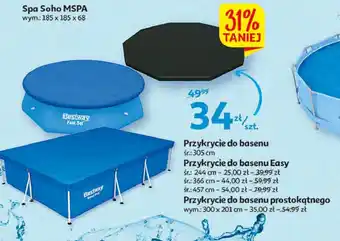 Auchan Przykrycie solarne na basen 244 cm 1 SZT oferta