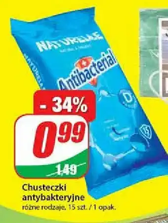 Dino Chusteczki do rąk antybakteryjne 1 OPAK 15 SZT oferta