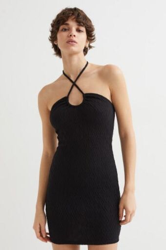 H&M Sukienka z mocowaniem na karku oferta