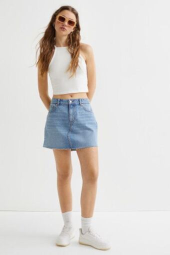 H&M Spódnica dżinsowa w stylu lat 90. oferta