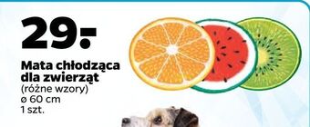 Netto Mata chłodząca dla zwierząt 60 cm pomarańcza oferta