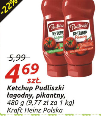 Społem Ketchup Pudliszki oferta