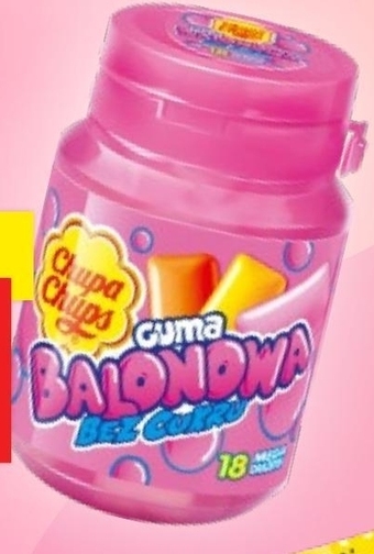 Lidl Chupa Chups Guma balonowa bez cukru 72 g (18 sztuk) oferta