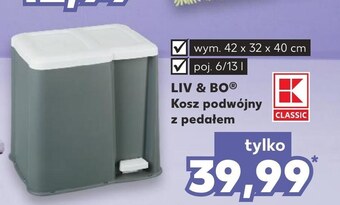 Kaufland Kosz na śmieci Liv & BO oferta