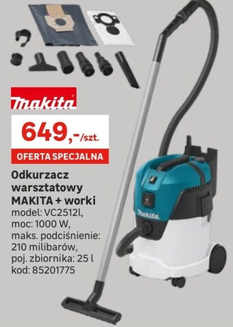Leroy Merlin Odkurzacz warsztatowy Makita oferta