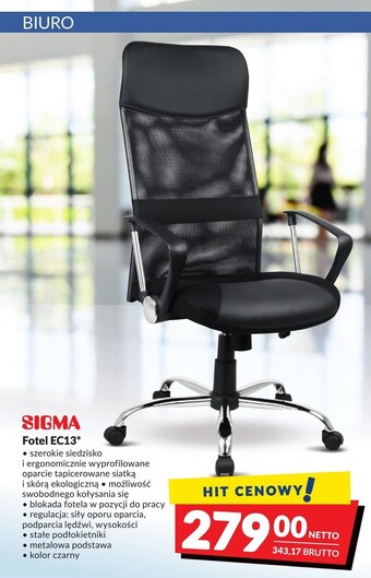 Makro Fotel biurowy Sigma oferta