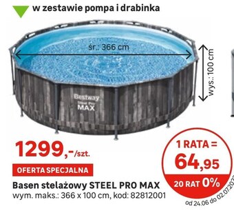 Basen na stelażu