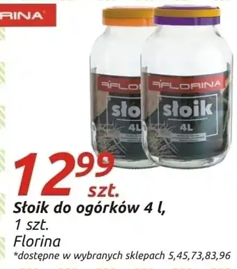 Społem Słoik do kiszenia Florina oferta