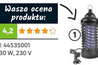 Leroy Merlin Lampa owadobójcza oferta