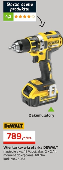Wiertarko-wkrętarka Dewalt