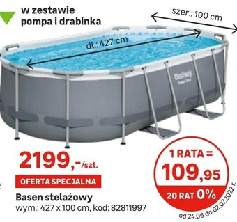 Basen na stelażu