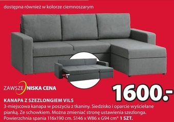 JYSK Kanapa oferta