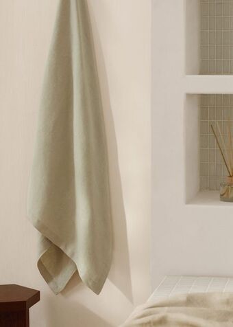 MANGO Ręcznik z 100% lnu 90 x 150 cm oferta