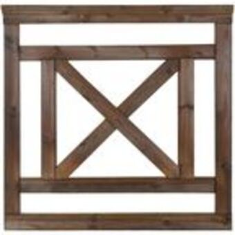 Leroy Merlin Płot tarasowy nive 90x90 cm drewniany naterial oferta