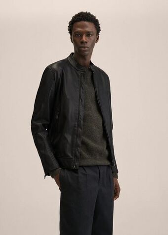 MANGO Kurtka biker ze sztucznej skóry oferta