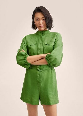 MANGO Kombinezon z 100% lnu oferta