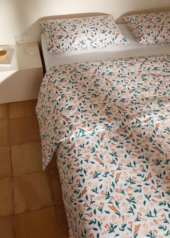 MANGO Poszwa na kołdrę ze wzorem w kwiaty 260 x 240 cm oferta
