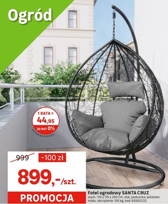 Leroy Merlin Fotel ogrodowy oferta