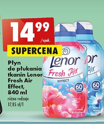 Biedronka Płyn do płukania pink blossom Lenor Fresh Air Effect oferta