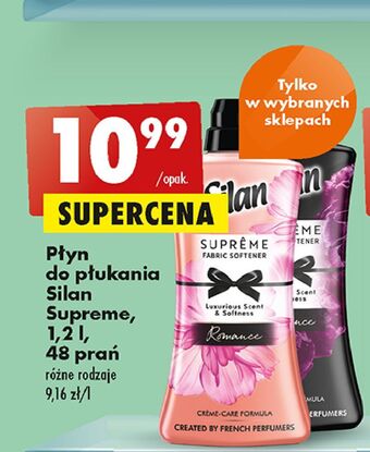 Biedronka Płyn do płukania romance Silan Supreme oferta