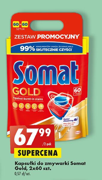 Biedronka Tabletki do zmywarek Somat Gold oferta