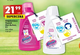 Biedronka Odplamiacz w płynie white Vanish Oxi Action oferta