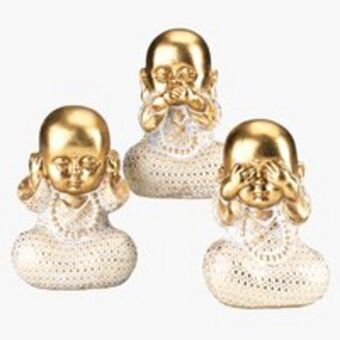 Figurka ove u015a9xw13cm budda 3szt/zest