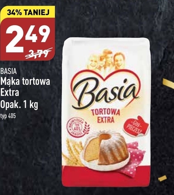 ALDI Basia Mąka tortowa extra pszenna typ 405 1 kg oferta