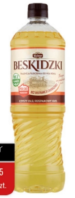 bi1 Bielmar Beskidzki Czysty olej rzepakowy 100% 1 l oferta