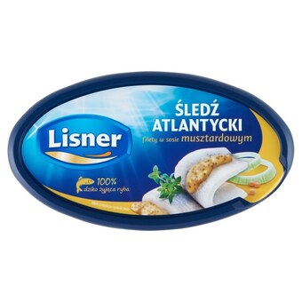 Carrefour Market Lisner Śledź atlantycki filety w sosie musztardowym 280 g oferta