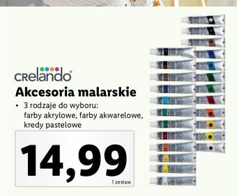 Lidl Farby akwarelowe Crelando oferta
