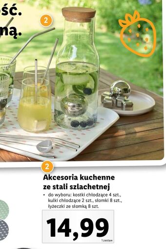 Lidl Słomki ze stali szlachetnej Ernesto oferta