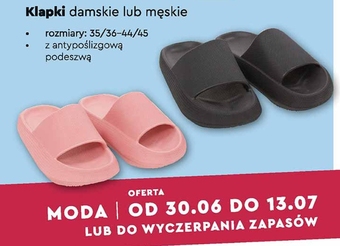 Biedronka Klapki damskie oferta