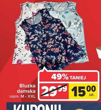 Carrefour Bluzka damska z wiskozy m-xxl oferta