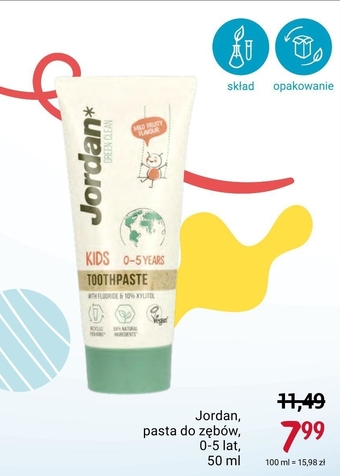 Rossmann Pasta do zębów Jordan oferta