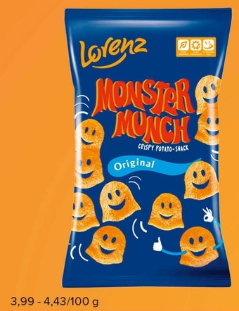 Carrefour Express Monster Munch Original Chrupki ziemniaczane solone 100 g oferta