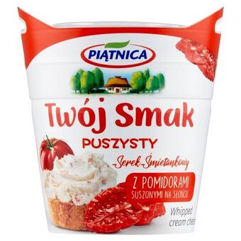 Torimpex Piątnica twój smak serek śmietankowy puszysty z pomidorami suszonymi na słońcu 150 g oferta