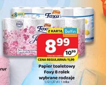Delfin Papier toaletowy Foxy 8 rolek oferta