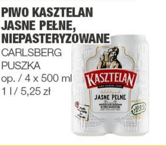 Kasztelan Piwo jasne pełne 4 x 500 ml