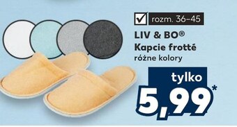 Kaufland Kapcie Liv & BO oferta