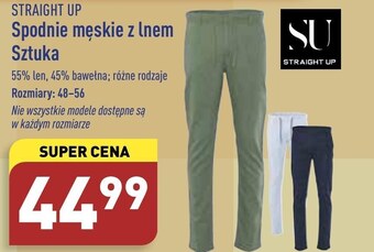 Spodnie męskie Straight Up